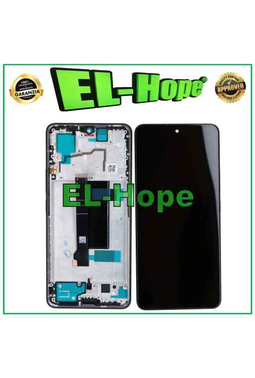 Écran LCD + châssis TFT pour Xiaomi Redmi Note 13 Pro 5G 2312CRAD3C tactile noir