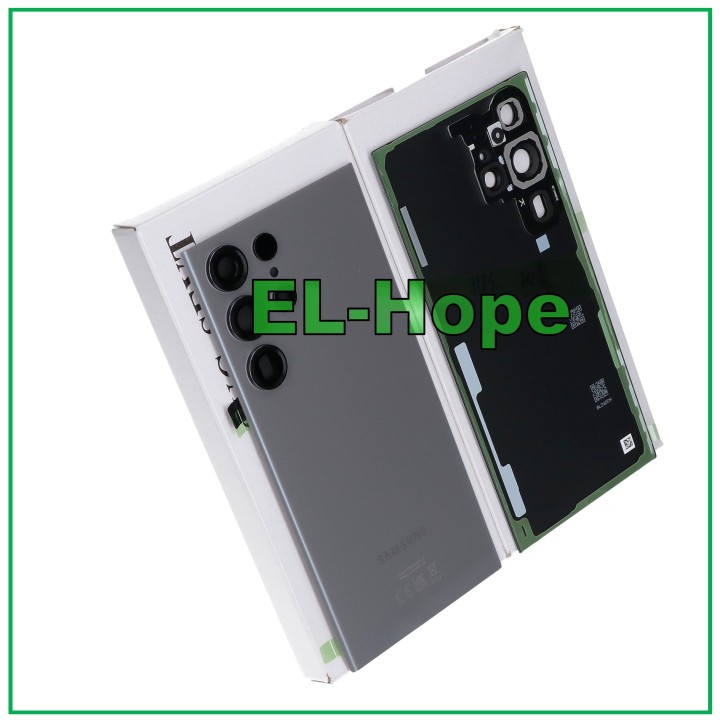 Coque de protection de batterie en graphite d origine pour Samsung Galaxy S23 Ultra SM-S918B