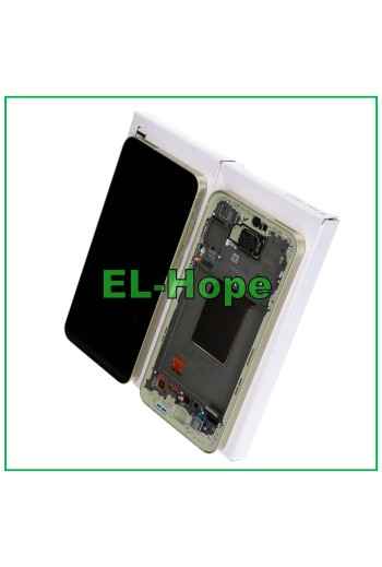 Écran tactile LCD OLED d origine Samsung Galaxy A55 5G 2024 SM-A556 Cadre jaune