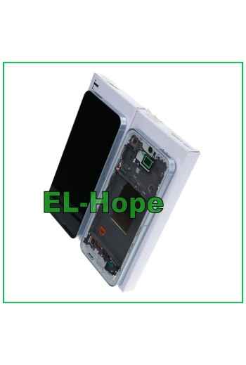 Écran tactile LCD OLED d origine Samsung Galaxy A55 5G 2024 SM-A556 Cadre bleu
