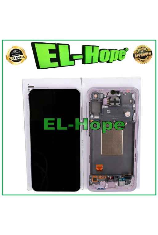 ÉCRAN TACTILE OLED ORIGINAL SAMSUNG GALAXY A55 5G SM-A556 CADRE LAVANDE LILAS