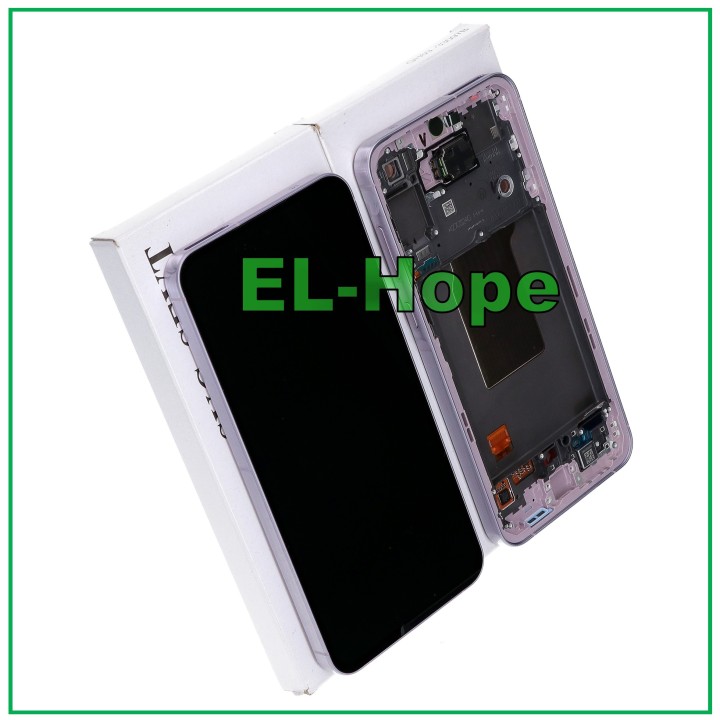Écran tactile d origine Samsung A55 5G SM-A556, cadre lavande lilas GH82-34305C