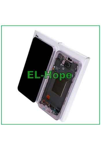 ÉCRAN TACTILE OLED ORIGINAL SAMSUNG GALAXY A55 5G SM-A556 CADRE LAVANDE LILAS