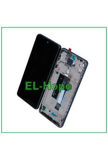 Cadre d affichage LCD pour Xiaomi Mi 10T Lite M2007J17G, e'cran tactile assemble', bleu
