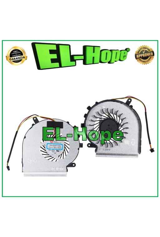 Ventilateur de processeur PAAD06015SL pour ordinateur portable ACER MSI GE62 GE72 PE60 PE70 GL62 GL72 3 broches