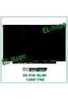 Écran LCD B125XTN01.0 pour ordinateur portable 12,5 pouces, 30 broches, fin, 1366 x 768, HD LED