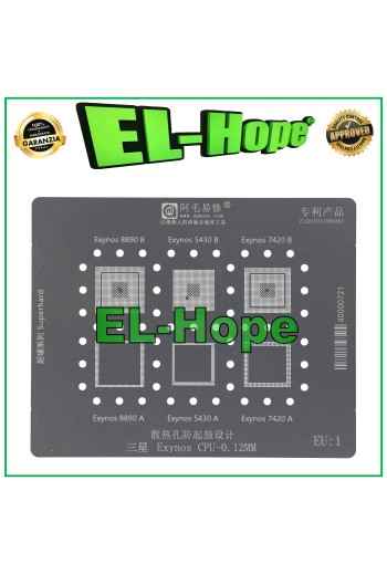 COUCHE DE REBALLAGE DE POCHOIR AMAOE EU1 POUR EXYNOS 8890B 5430B 7420B 8890A 5430A 7420A