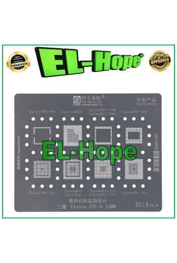 COUCHE DE REBALLAGE DE POCHOIR CPU AMAOE EU3 POUR EXYNOS 7885 9820 9610 9611 990 RAM