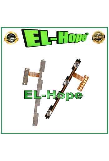 Touches late'rales plates, volume, arre't, pour Motorola Moto E20 XT-2155