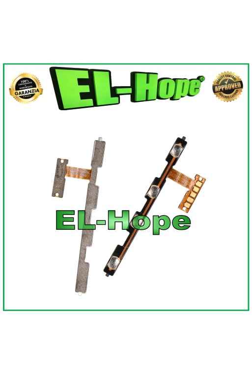 Touches late'rales plates, volume, arre't, pour Motorola Moto E20 XT-2155