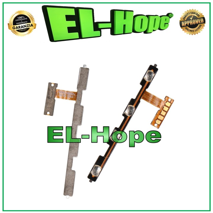 Touches late'rales plates, volume, arre't, pour Motorola Moto E20 XT-2155