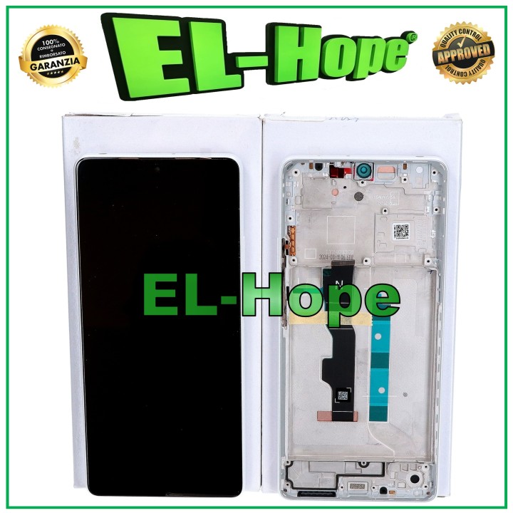Écran tactile d origine pour Xiaomi Redmi Note 13 5G 2312DRAABC Blanc
