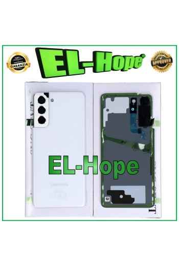 Cache batterie arrie're blanc d origine pour Samsung Galaxy S21 SM-G991