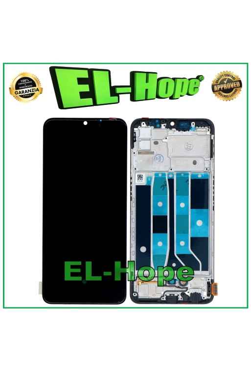Écran tactile LCD OLED + cadre pour Oppo F17 CPH2095, verre noir