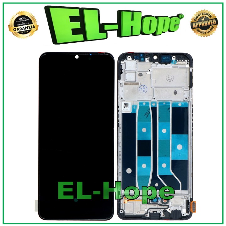 Écran tactile OLED LCD + cadre pour OPPO F17 CPH2095, vitre d e'cran noire