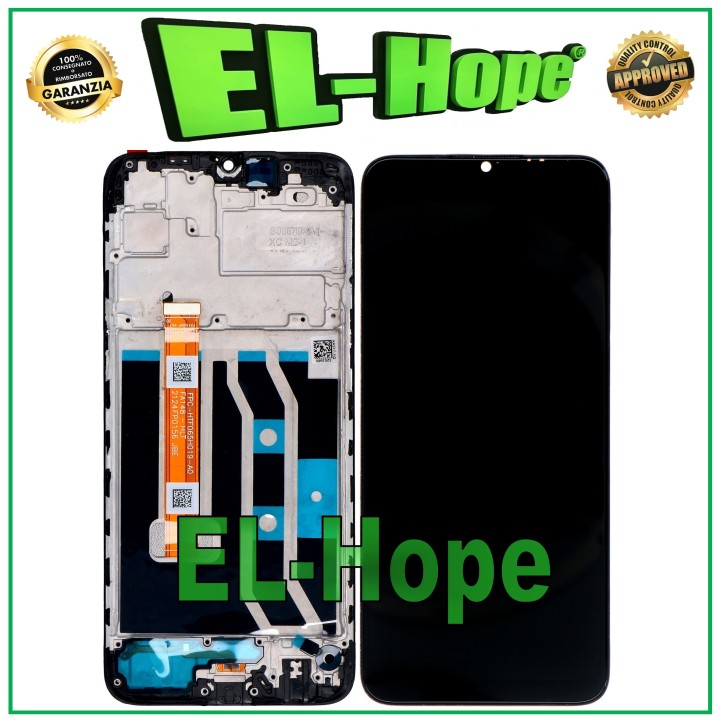 Écran LCD + châssis pour Oppo Realme 5S RMX1925, e'cran tactile assemble'