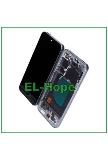 Écran tactile LCD OLED pour Samsung Galaxy S23 FE 5G (2023) SM-S711, cadre noir