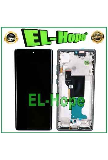 Écran OLED pour Motorola Moto Edge 50 Fusion LCD Écran tactile Cadre bleu