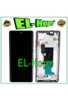 Écran tactile LCD OLED pour Motorola Moto Edge 50 Fusion XT2429, cadre bleu