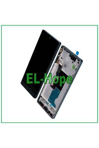 Écran OLED pour Motorola Moto Edge 50 Fusion LCD Écran tactile Cadre bleu