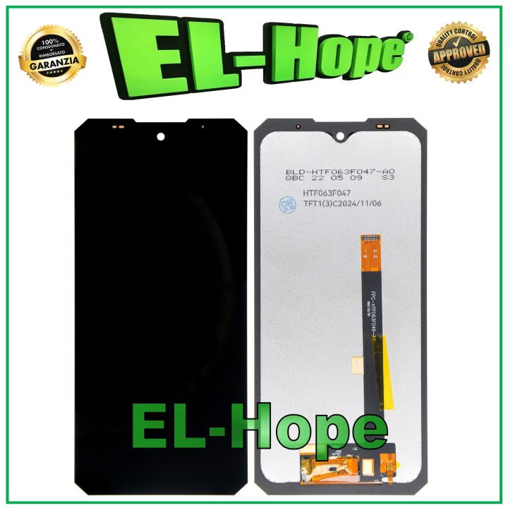 Écran LCD tactile assemble' noir pour Doogee S89/S89 Pro