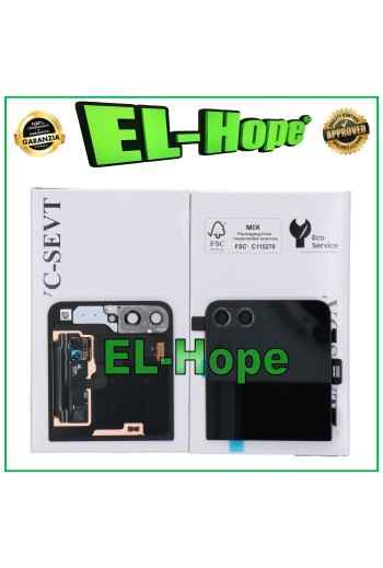 Vitre arrie're supe'rieure noire pour Samsung Galaxy Z Flip 5 SM-F731B