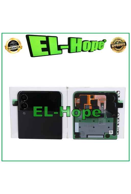 Vitre arrie're supe'rieure d origine pour Samsung Galaxy Z Flip 3 5G SM-F711B Noir