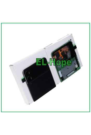 Vitre arrie're supe'rieure d origine pour Samsung Galaxy Z Flip 3 5G SM-F711B Noir