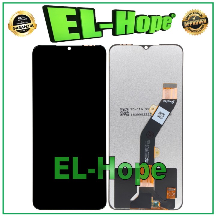 Écran LCD tactile assemble' pour Wiko T20, noir