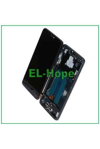 Écran LCD OLED + cadre pour OnePlus 6 A6000 A6003, e'cran tactile en verre noir