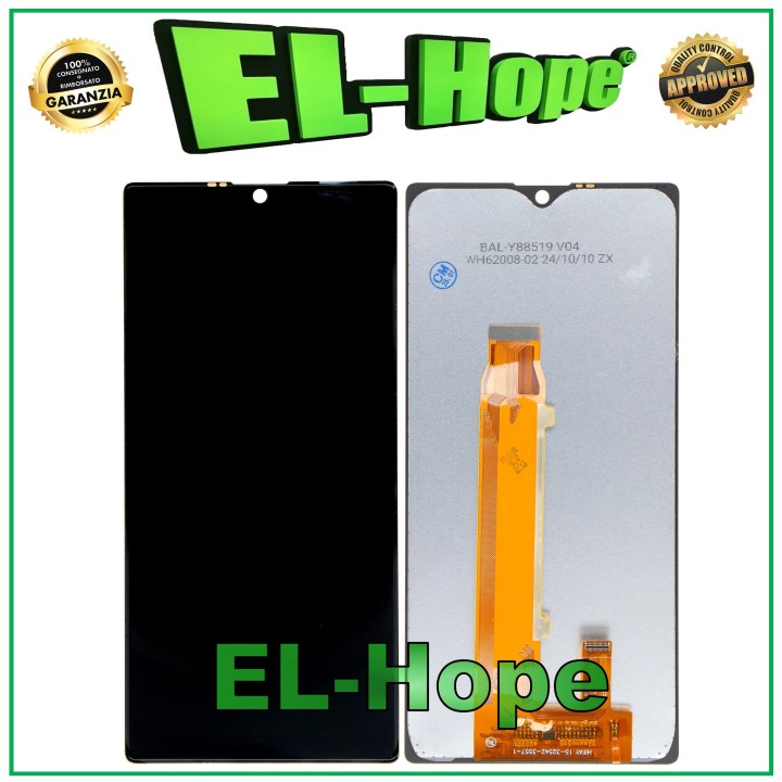 Écran LCD tactile en verre noir assemble' pour CUBOT P40 / P50