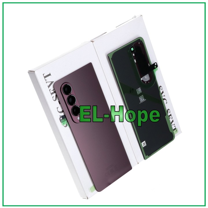 Cache batterie arrie're bordeaux d origine pour Samsung Galaxy Z Fold 4 5G SM-F936B
