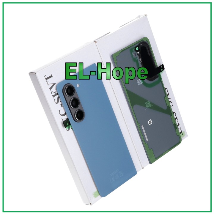 Cache batterie arrie're bleu d origine pour Samsung Galaxy Z Fold 5 5G SM-F946B