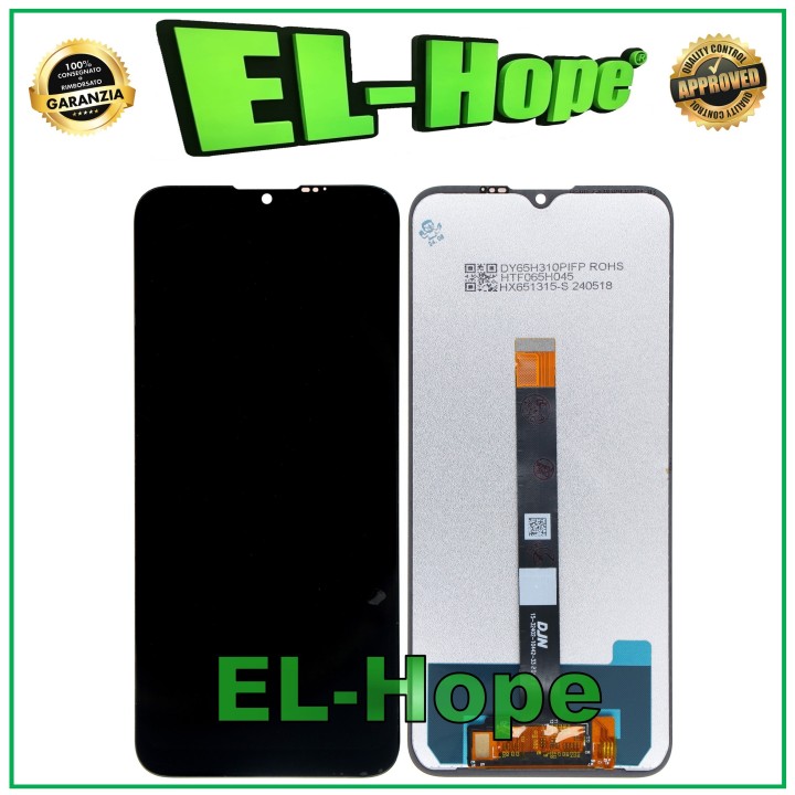 Écran tactile LCD pour Motorola Moto One Fusion XT2073, e'cran en verre noir