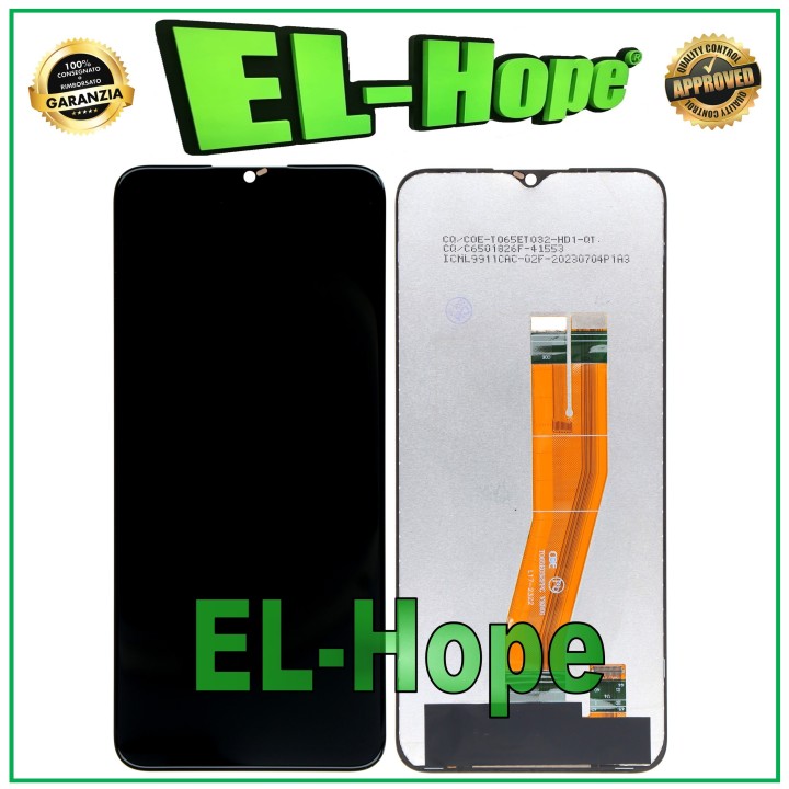 Écran LCD pour Oukitel C32, e'cran tactile en verre assemble', noir