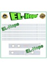 KIT 10 5 RUBANS LED POUR TV 55  AKAI DS55M7B-DS02-V01 DSBJ-WG LB878 L530mm