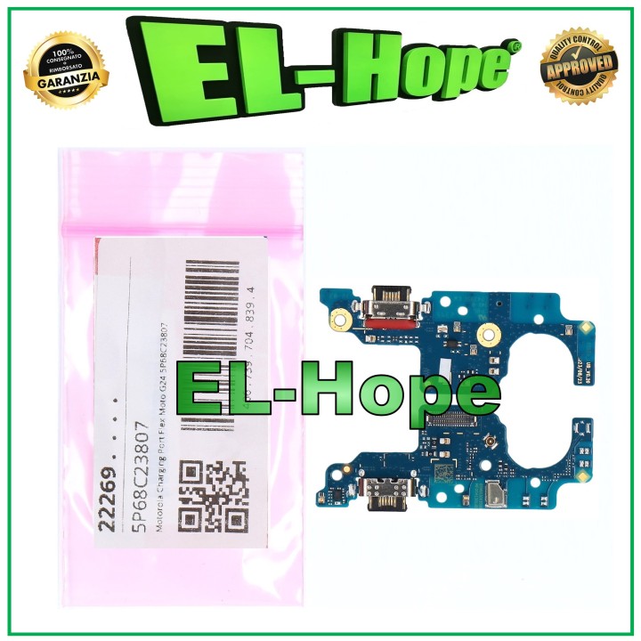 Connecteur de charge d origine pour station d accueil Motorola Moto G24 XT2423-1