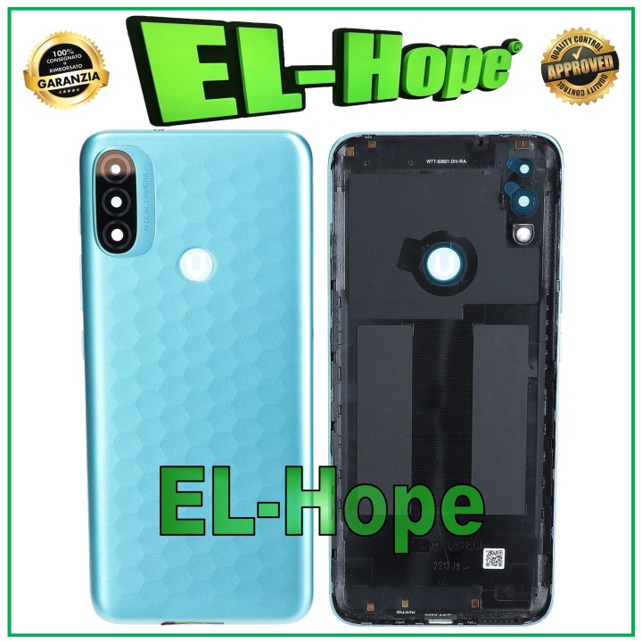 Cache batterie d origine pour Motorola Moto E20 XT-2155, dos bleu