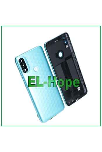 Cache batterie d origine pour Motorola Moto E20 XT-2155, dos bleu