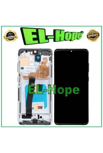 Écran TFT + e'cran tactile pour Samsung Galaxy S20 Ultra SM-G988 Blanc