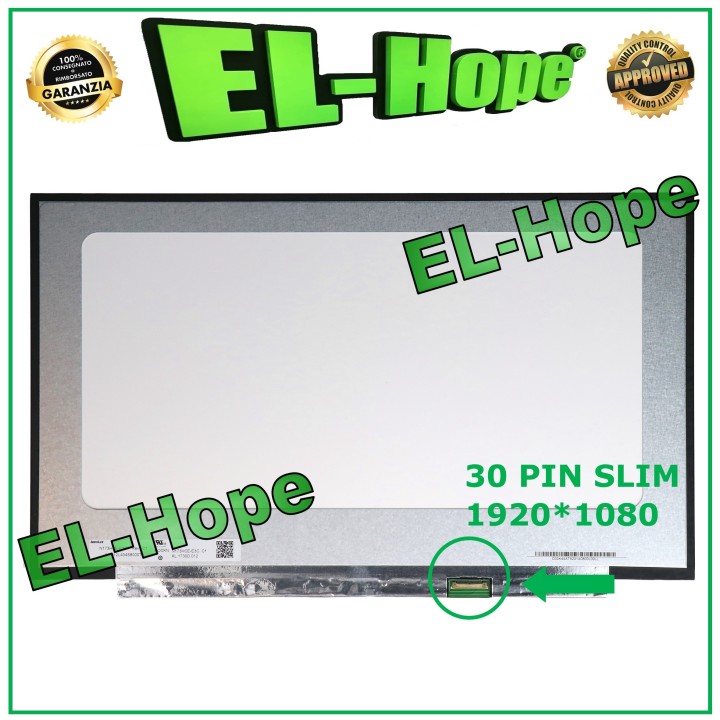 Écran LCD N173HCE-E3C C1 pour ordinateur portable 17,3 pouces, 30 broches, fin, 1920 x 1080, Full HD, LED