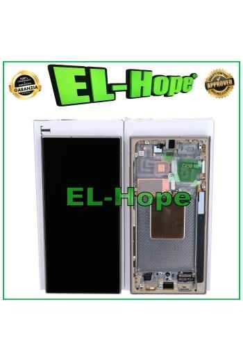 Écran tactile LCD d origine Samsung Galaxy S24 Ultra 5G SM-S928 Gris titane