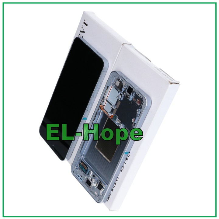 Écran tactile LCD d origine pour Samsung S24 5G SM-S921B bleu saphir GH82-33287F