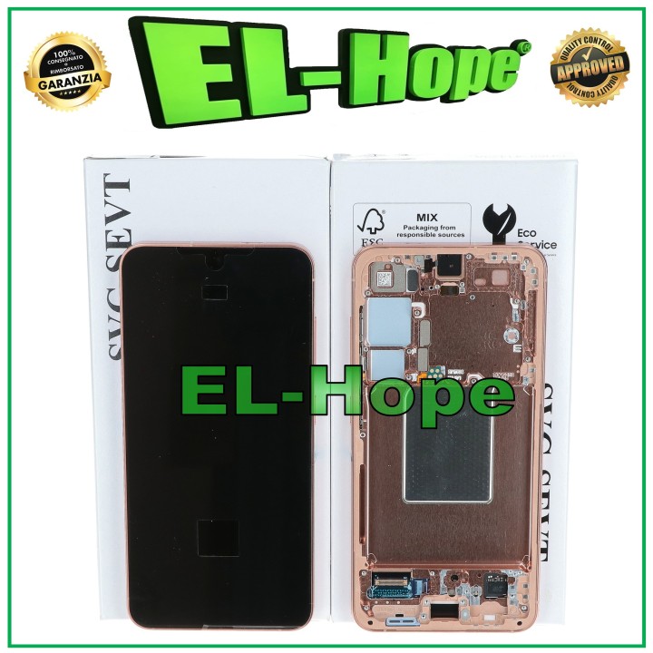 Écran tactile LCD d origine pour Samsung S24 5G SM-S921, couleur sable et orange, GH82-33287G