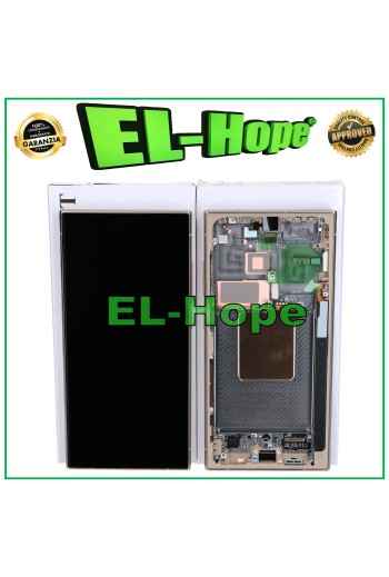 Écran tactile LCD d origine Samsung Galaxy S24 Ultra 5G SM-S928 Jaune titane