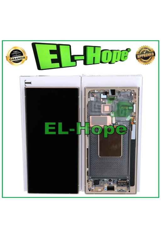 Écran tactile LCD d origine Samsung Galaxy S24 Ultra 5G SM-S928 Jaune titane