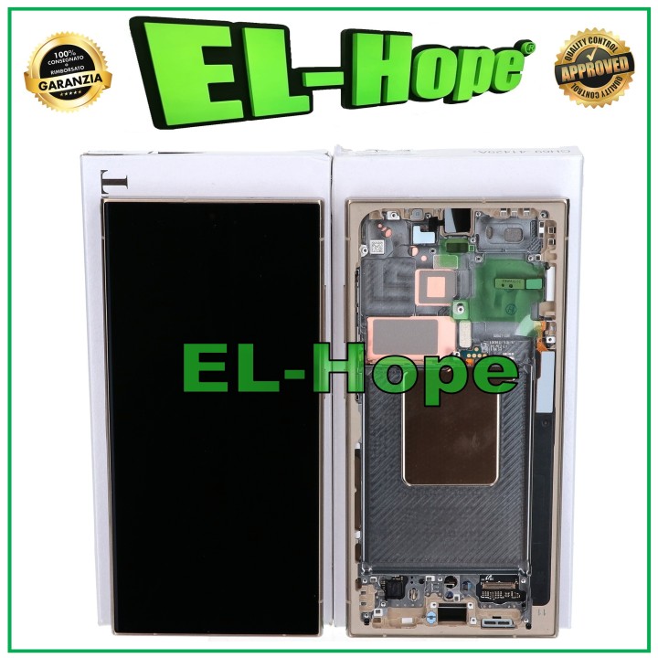 Écran tactile d origine Samsung S24 Ultra 5G SM-S928 Jaune titane GH82-33396C