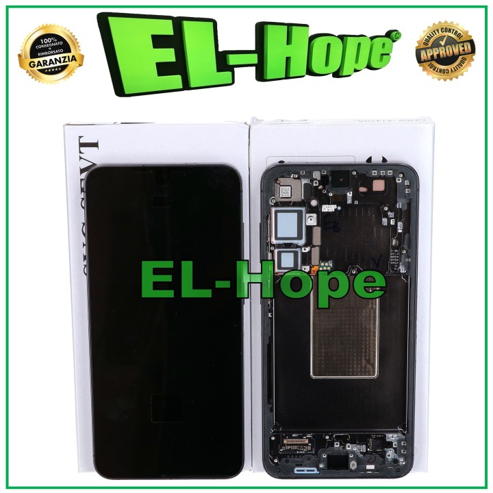 Écran LCD tactile a' cadre noir onyx d origine Samsung S24 Plus SM-S926 GH82-33410A