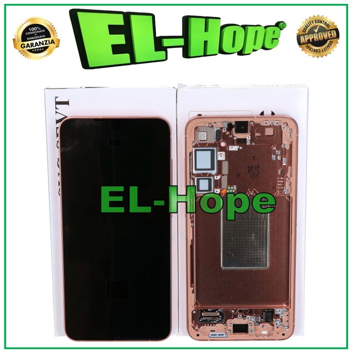 Écran LCD tactile d origine avec cadre pour Samsung S24 Plus SM-S926B orange GH82-33410G