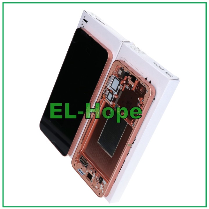 Écran LCD tactile d origine avec cadre pour Samsung S24 Plus SM-S926B orange GH82-33410G